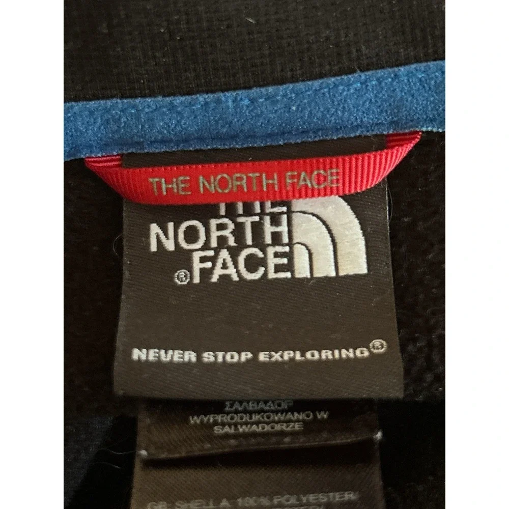 The North‎ Face Pullover Jacket Mens XXL Long Sleeve Quarter Zip Black